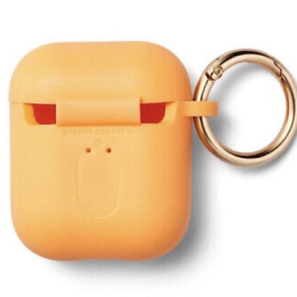 STONEY Clover Lane For Target Orange Smiley Face Ear Bud Cover - Picture 8 of 9